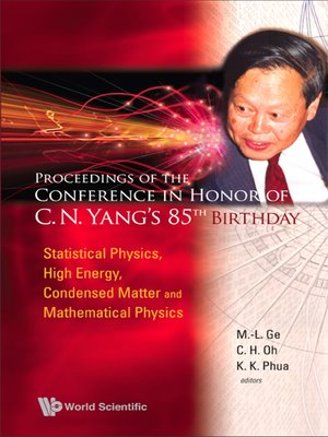 cover image of Proceedings of the Conference In Honor of C N Yang's 85th Birthday